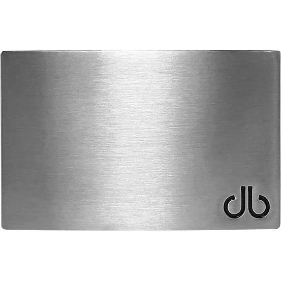 Silver Druh DB Classic Block Buckle