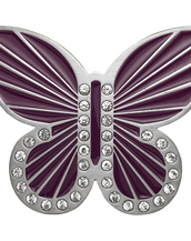 Purple Full Butterfly Buckle