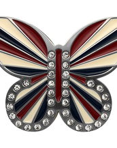 Union Jack Butterfly Buckle