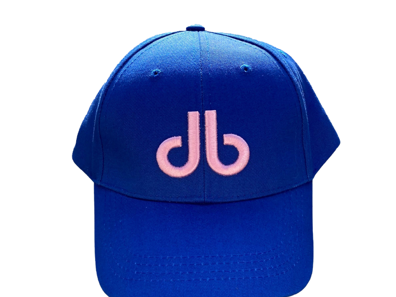 Blue Cap with Pink Trim