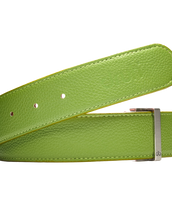 Green Full Grain Texture Leather Strap