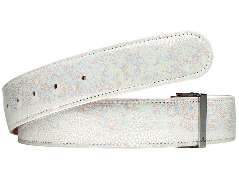 Limited Edition - Crystal White Leather Strap