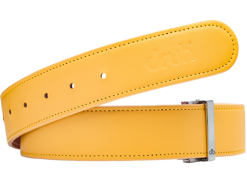 Limited Edition - Plain Yellow Leather Strap