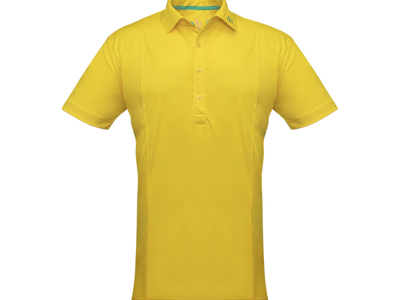 Yellow Designer Polo Shirt