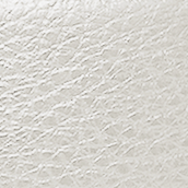 White Full Grain Texture Leather Strap