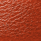 Orange Full Grain Texture Leather Strap